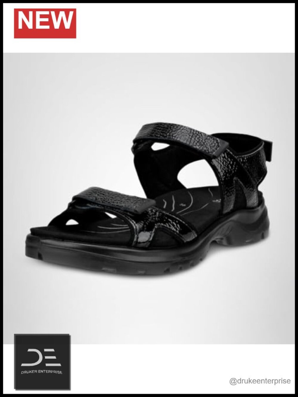 ECCO Sport Yucatan 2.0 Athletic Sandal Nubuck Leather Adjustable Strap Walking